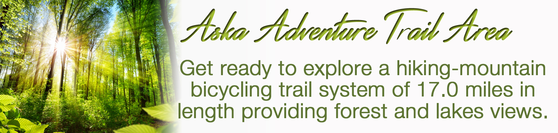 Aska Adventure Trail Area Aska Adventure Trail Area @ North Georgia Mountains