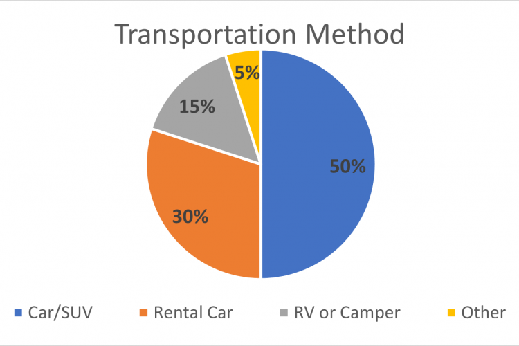 Transportation Method Pie Chart