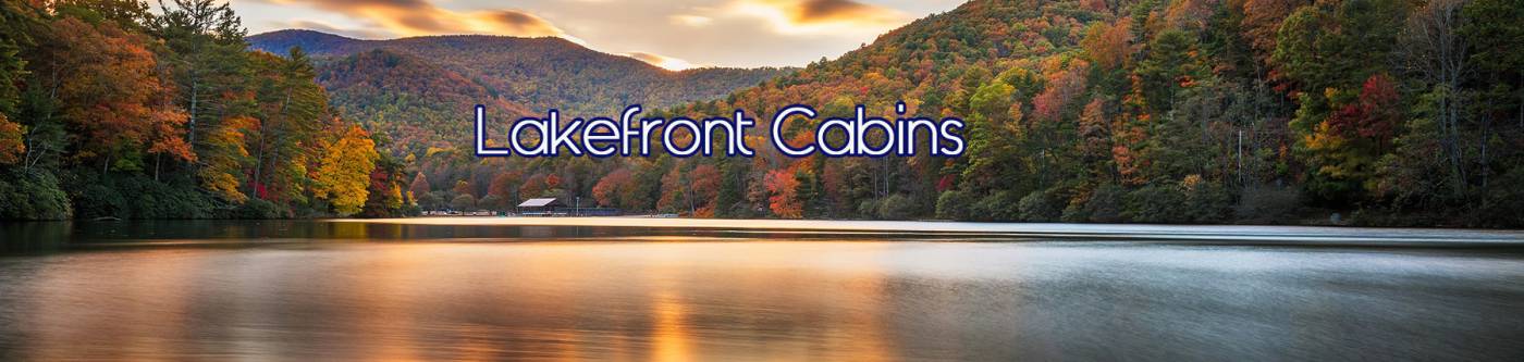 Lakefront Cabin Rentals North Georgia Mountains